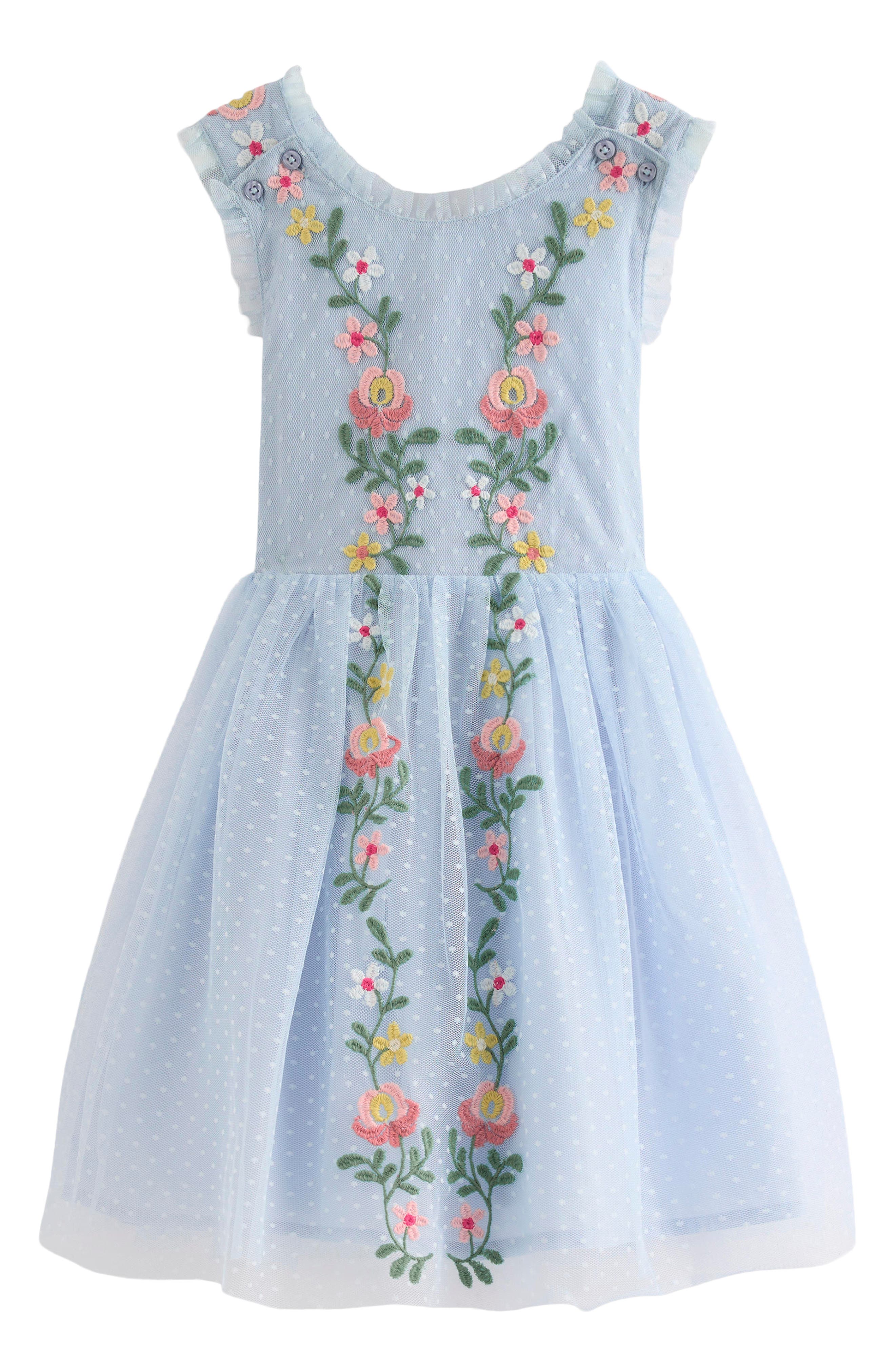 Kids' Crossback Tulle Party Dress (Women) | Nordstrom