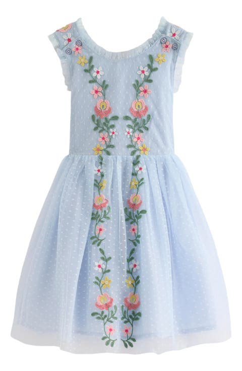 Kids' Crossback Tulle Party Dress (Toddler, Little Kid & Big Kid)