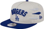 New Era Men's New Era Cream Los Angeles Dodgers Iron Golfer Snapback Hat