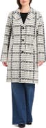 Vince Camuto Plaid Knit Coat