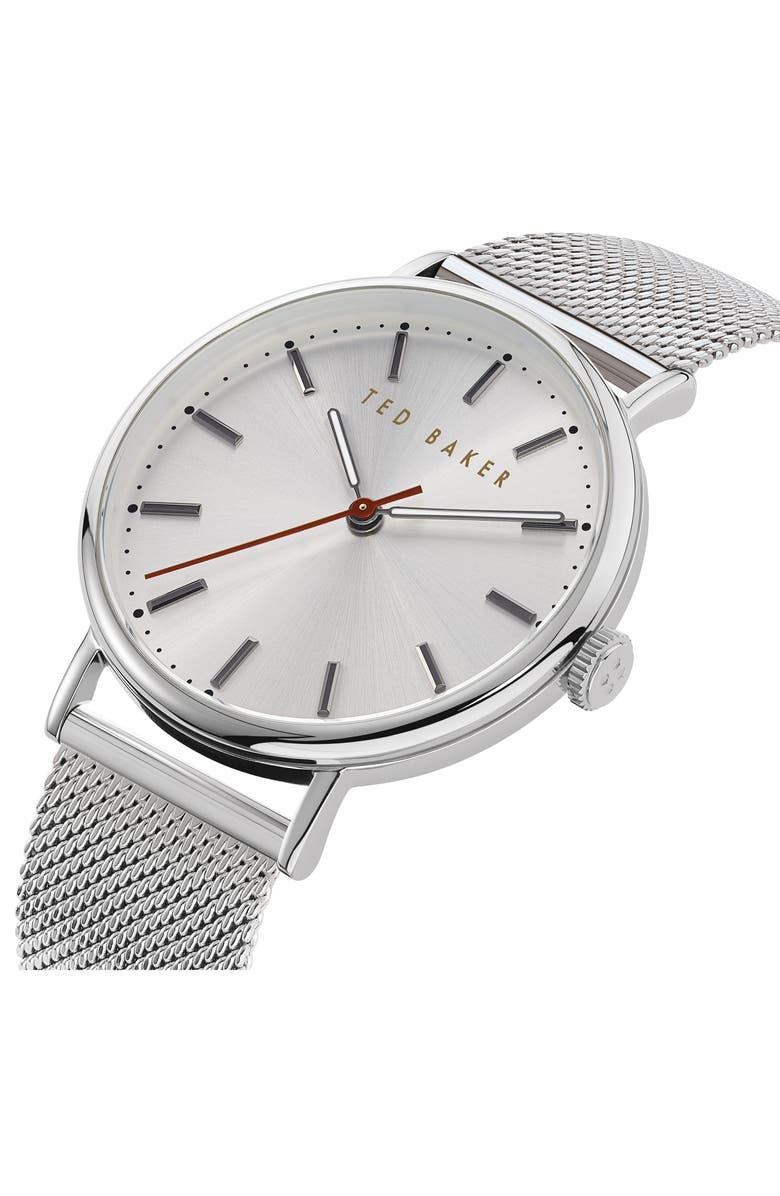Ted Baker London Phylipa Mesh Strap Watch, 37mm, Alternate, color, 