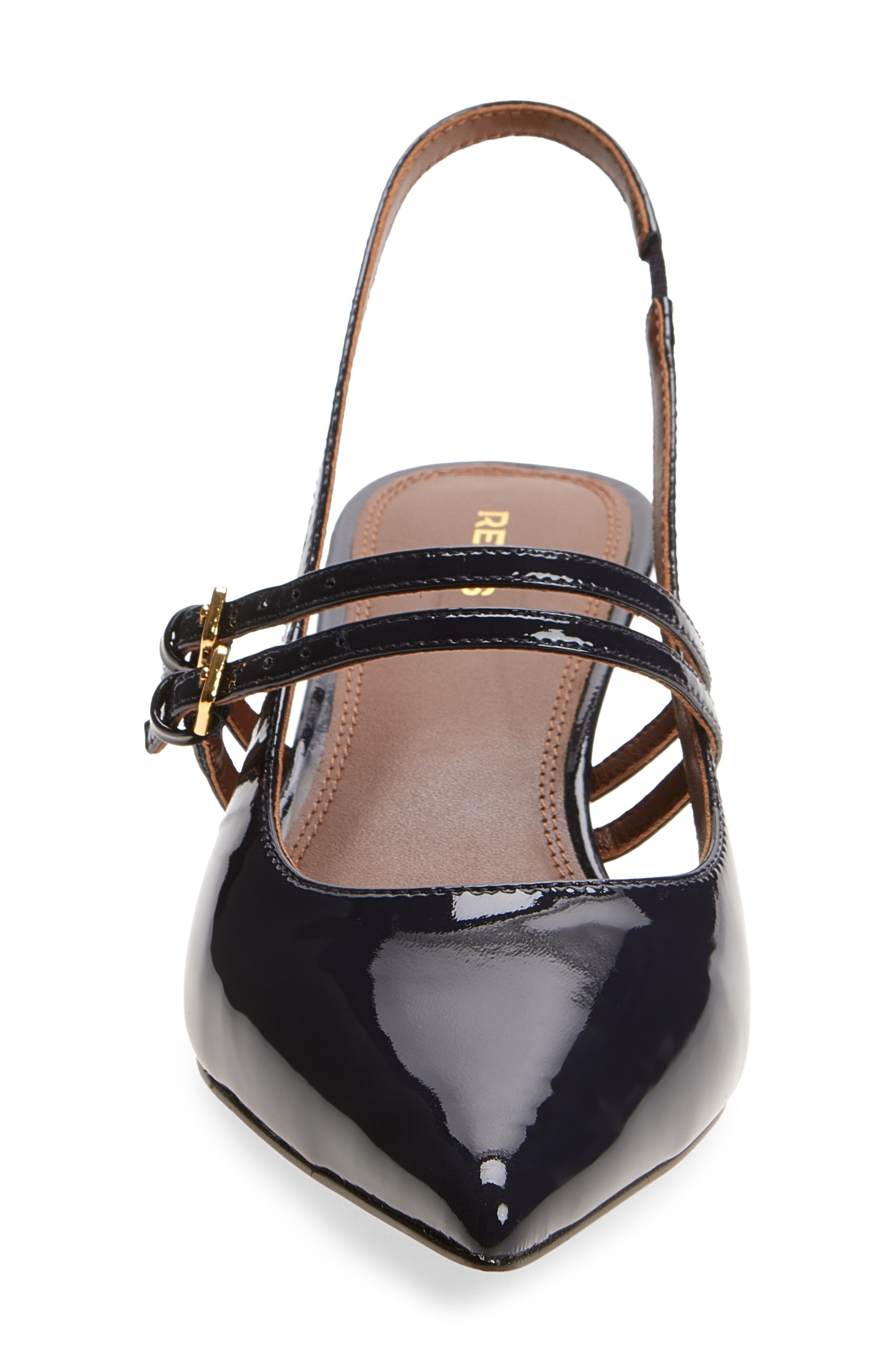Isla Pointed Toe Slingback Sandal, Alternate, color, NAVY