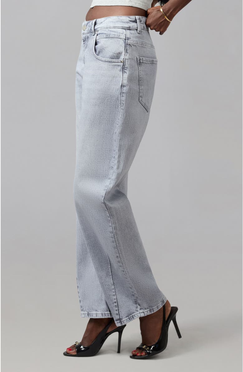 Lola Denim Lennox High Rise Barrel Jeans, Alternate, color, Monochrome