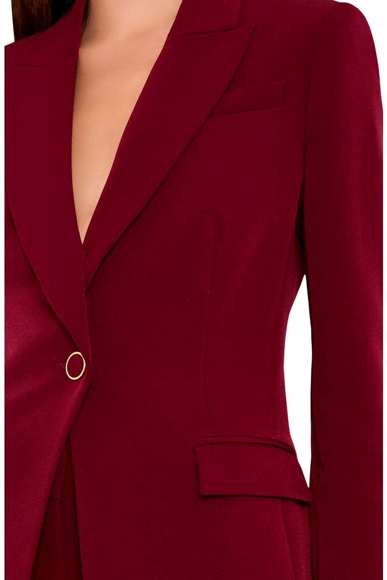 Avery Cady Blazer, Alternate, color, BURGUNDY