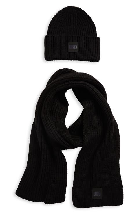 Chunky Knit Beanie & Scarf Set