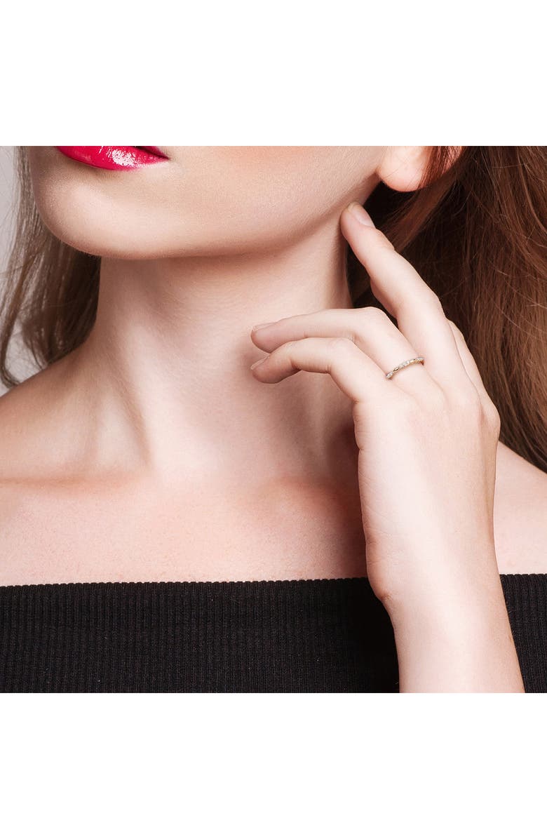 DELMAR Set Of 2 Diamond Rings - 0.18ct., Alternate, color, Multi