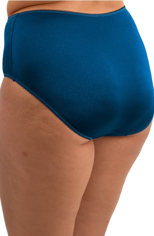Elomi Cate Full Figure High Waist Briefs In Poseidon