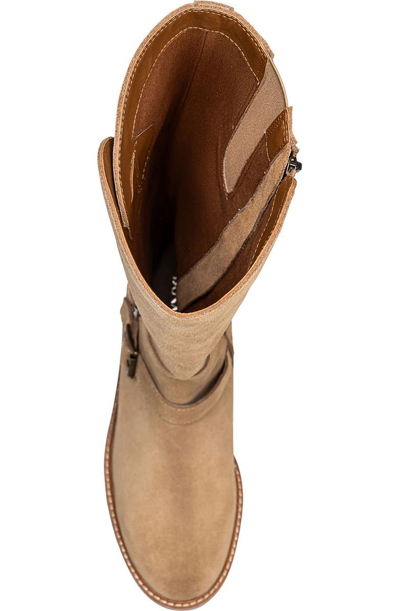 Donald Pliner Carlota Knee High Moto Boot, Alternate, color, Tobacco