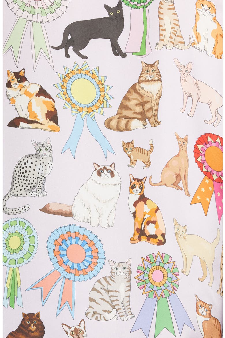 Cat Show Pajamas, Alternate, color, LILAC