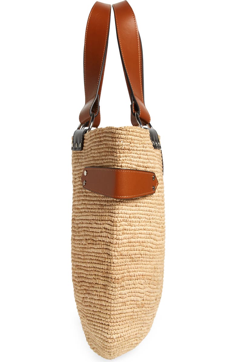 Isabel Marant Bahiba Raffia Tote, Alternate, color,