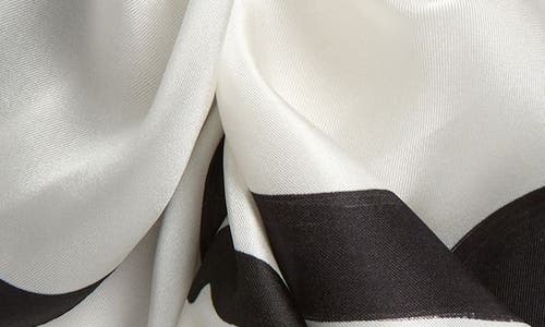Marc Jacobs It's Ok Silk Square Scarf In White