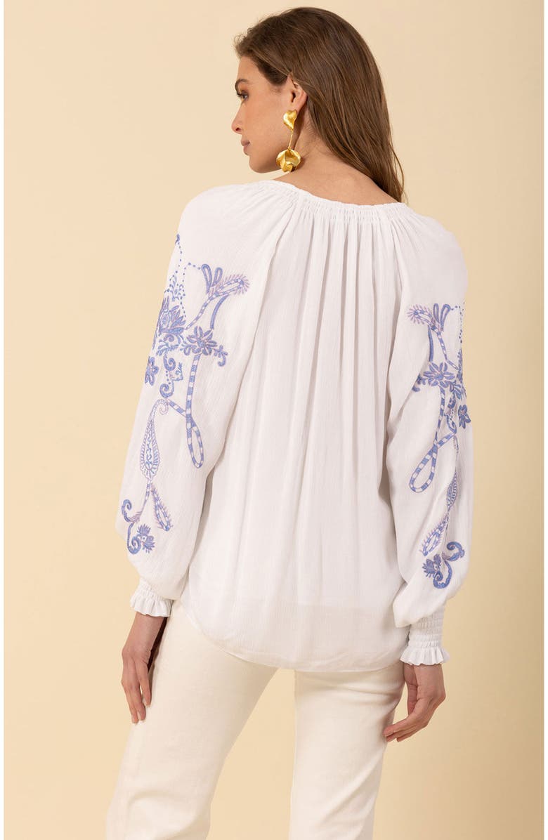 Hale Bob Jemma Embroidered Top, Alternate, color, 