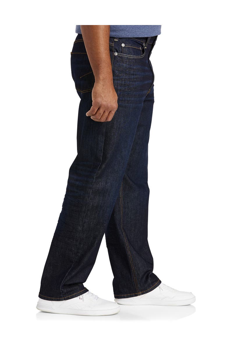 True Nation by DXL Refined Blue Relaxed-Fit Jeans, Alternate, color, Refined Blue