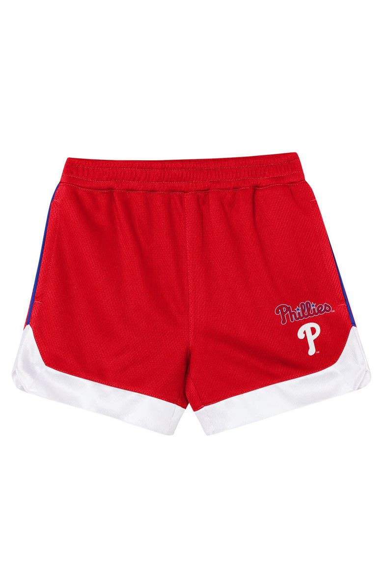 Outerstuff Toddler Outerstuff Red Philadelphia Phillies Pinch Hitter T-Shirt & Shorts Set, Alternate, color, Red