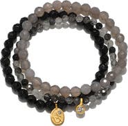 Satya Jewelry Manifest Fortune Gemstone Bracet Set