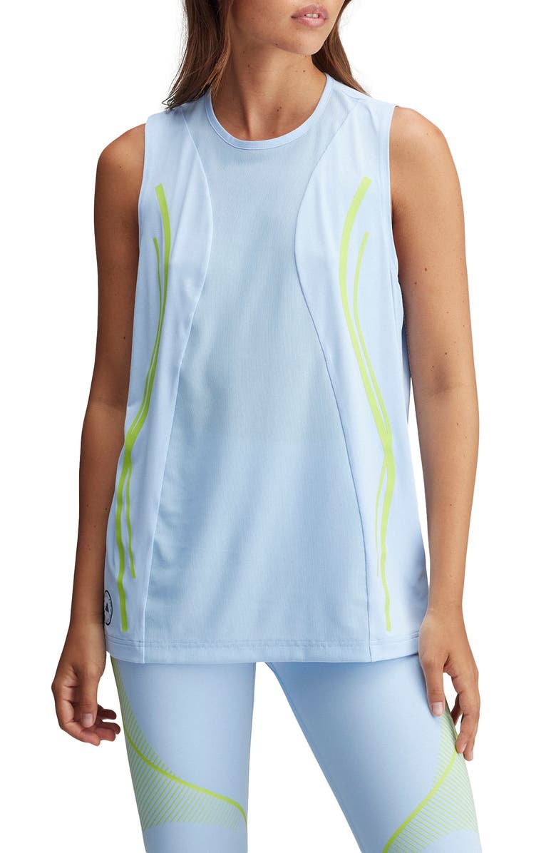 adidas by Stella McCartney TPA Tank, Main, color, Glow Blue