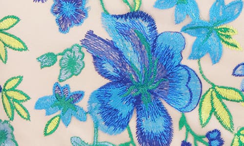 ELIZA J ELIZA J FLORAL EMBROIDERY COCKTAIL SHEATH DRESS