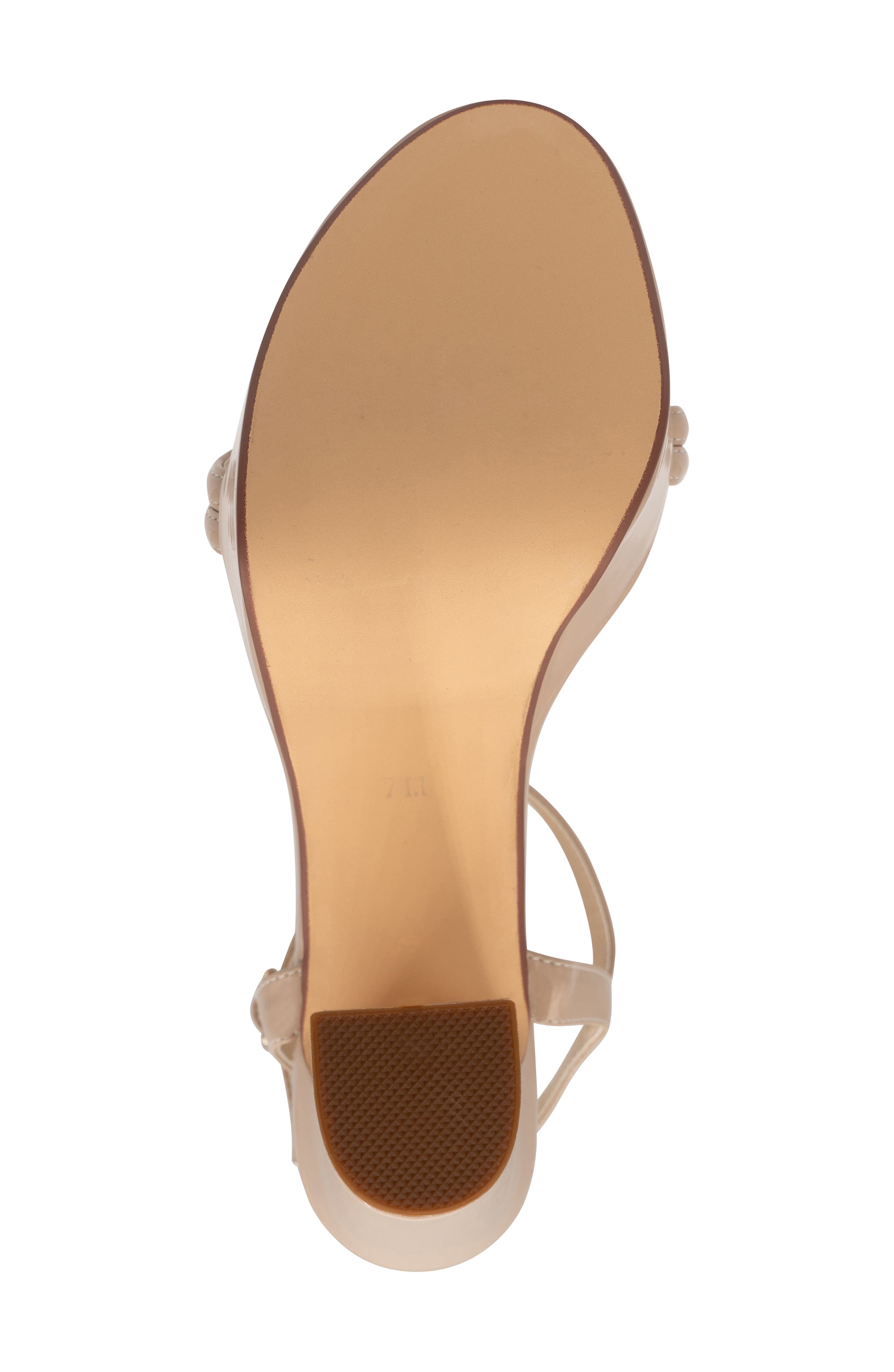 Natalia Ankle Strap Platform Sandal, Alternate, color, BEIGE