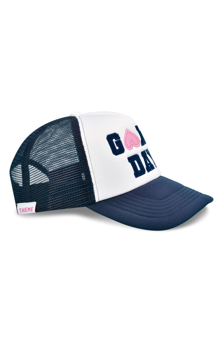 Iscream Kids' Varsity Game Day Trucker Hat, Alternate, color, Multi Blue