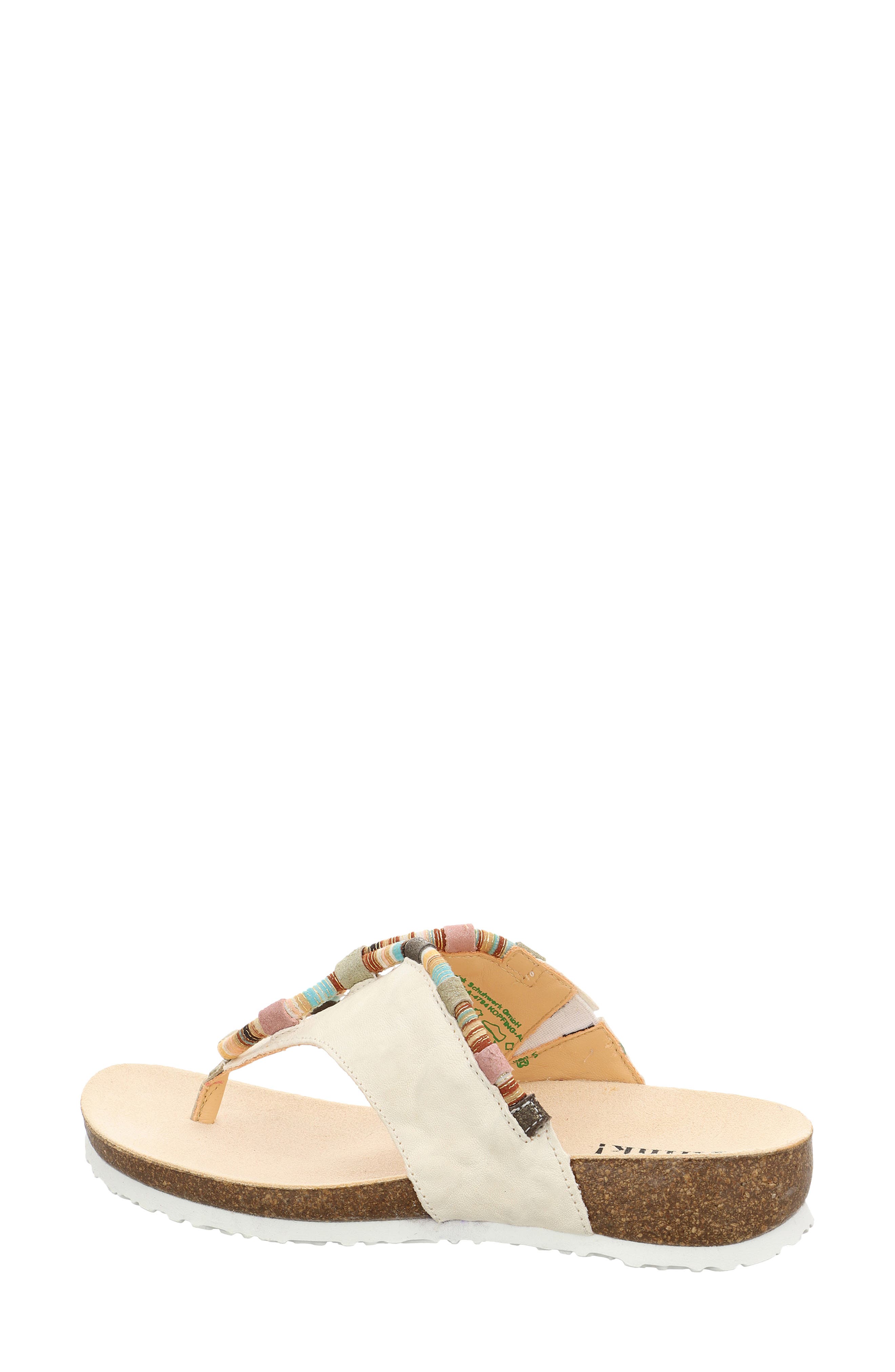 Think! Julia Rope Flip Flop, Alternate, color, Bianco Combo