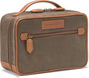 Johnston 
Murphy Antiqued Cotton 
Leather Dopp Kit
