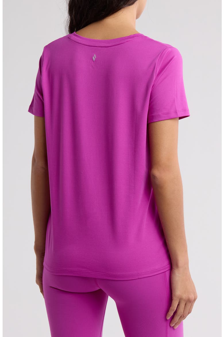 Godri Serene V-Neck Top, Alternate, color, VIOLET RAYS-MATCH SWATCH