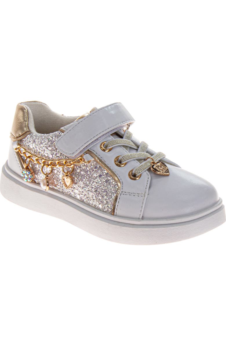 Badgley Mischka Collection Kids' Kensie Sneaker, Main, color, White