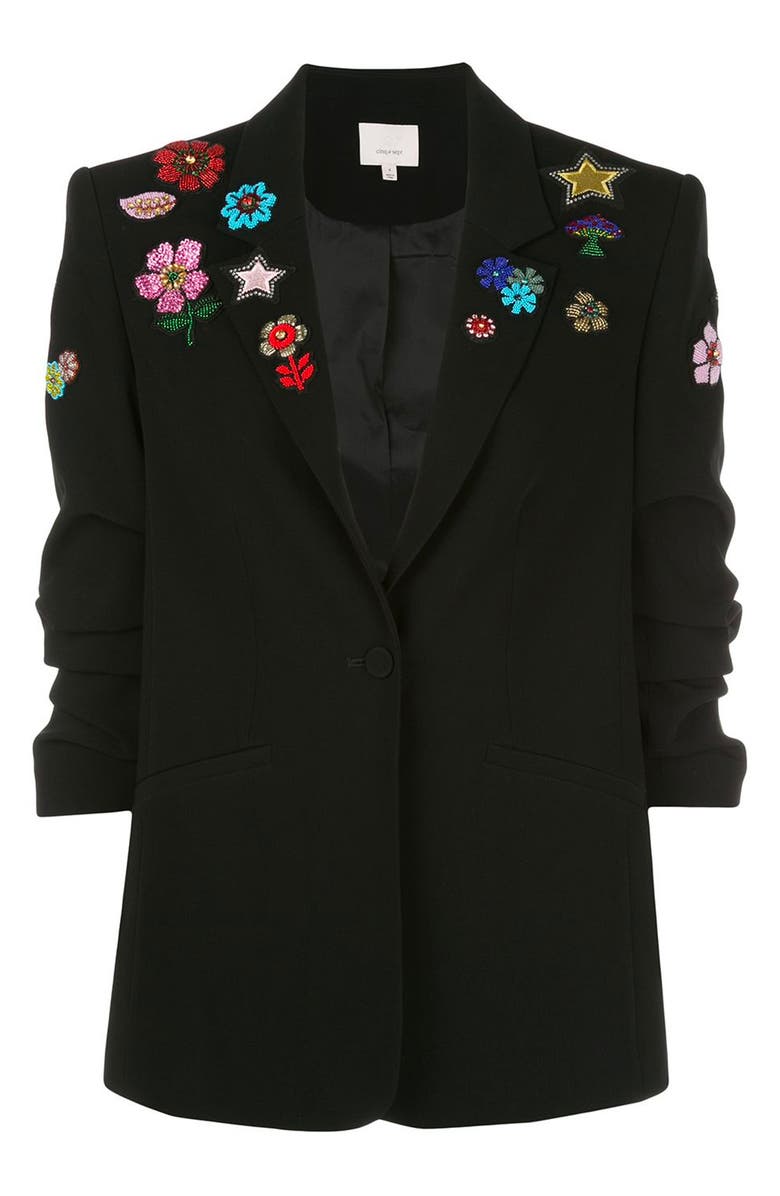 Cinq à Sept Kylie Flower Power Jacket, Main, color,