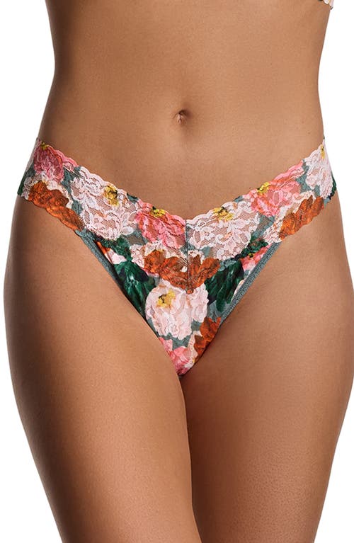 Hanky Panky Print Original Rise Thong In Multi