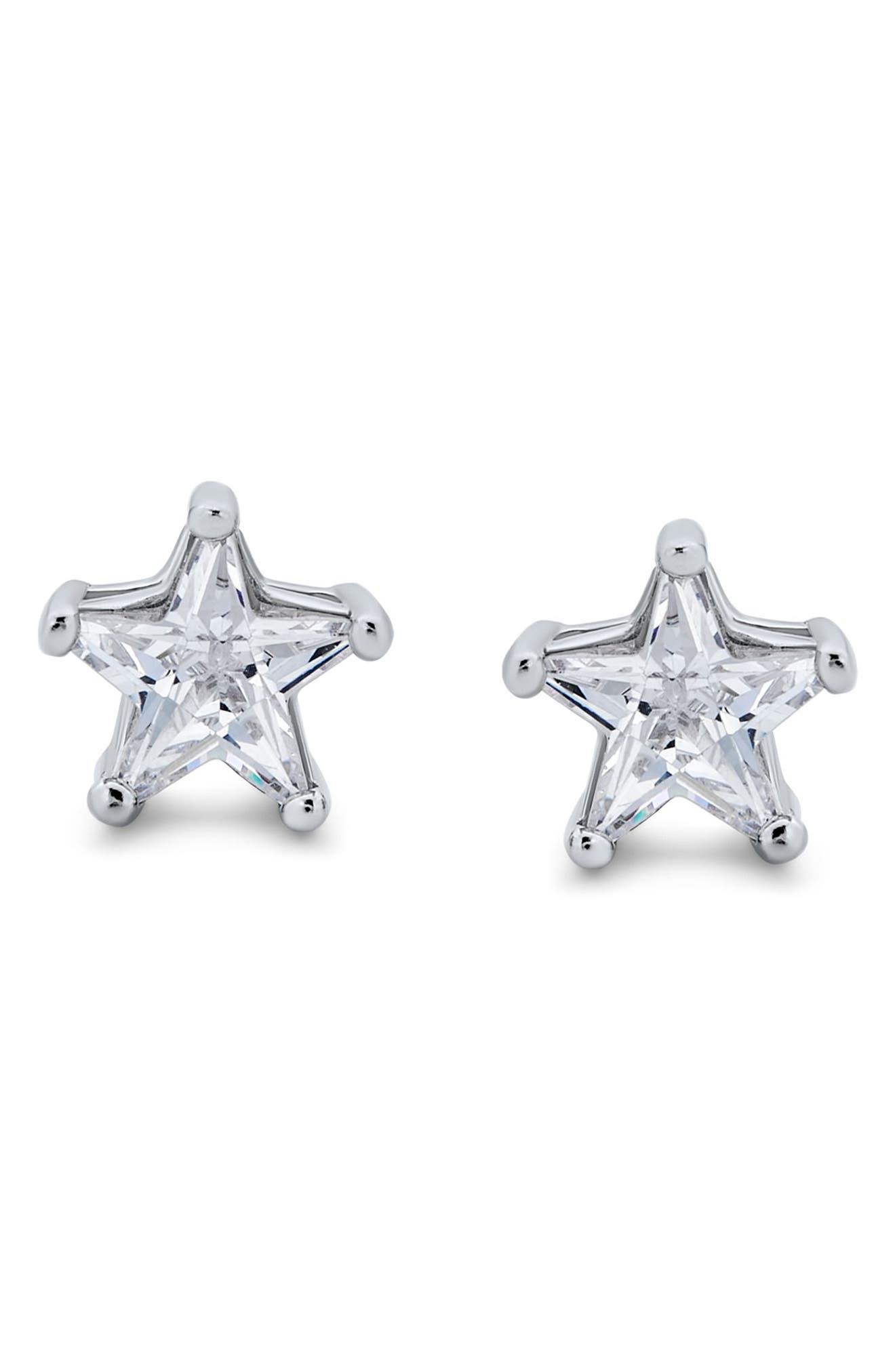 Cubic Zirconia Celestial Stud Earrings