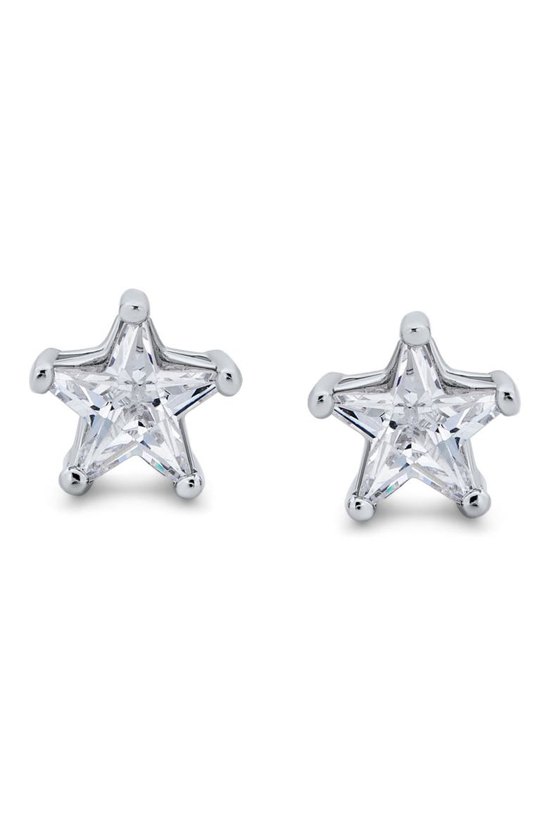 Cubic Zirconia Celestial Stud Earrings, Main, color, CLEAR