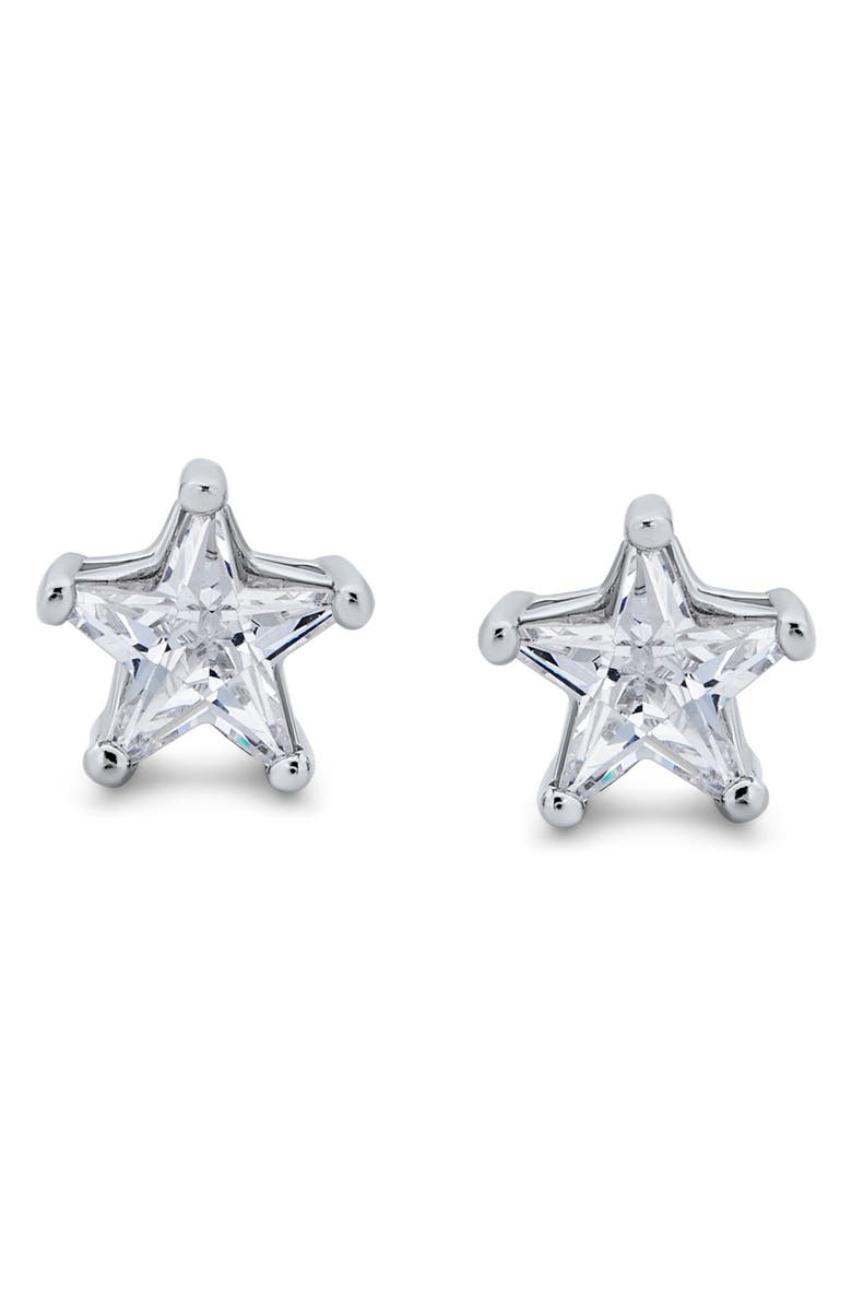 BLING JEWELRY Cubic Zirconia Celestial Stud Earrings, Main, color, 