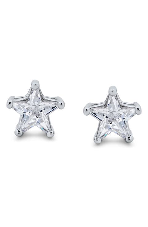 Cubic Zirconia Celestial Stud Earrings
