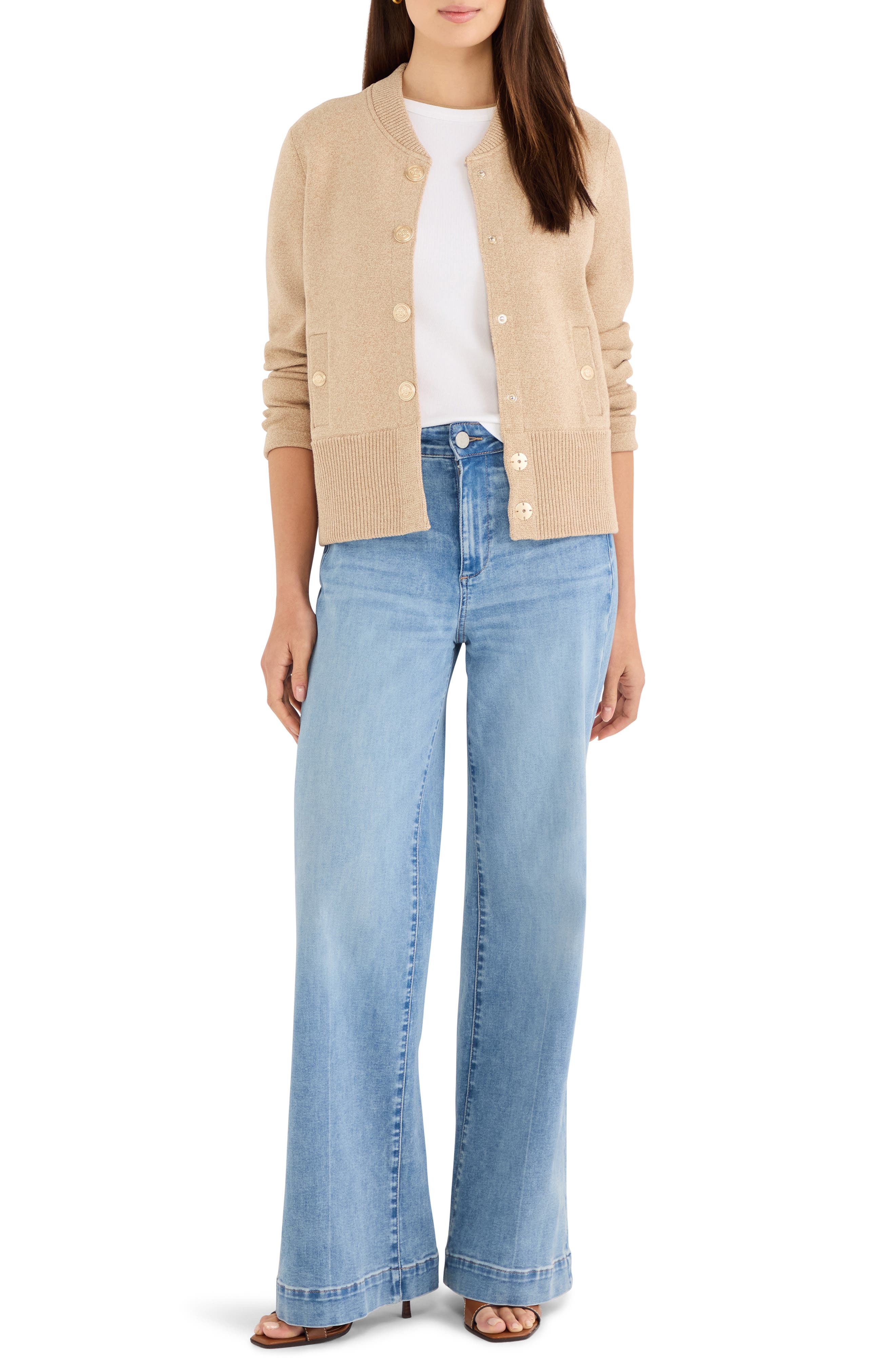 Knit Bomber Jacket - image 2