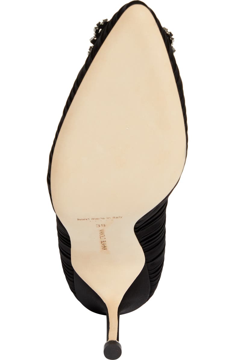 Manolo Blahnik Hangisi Crystal Buckle Pump, Alternate, color,