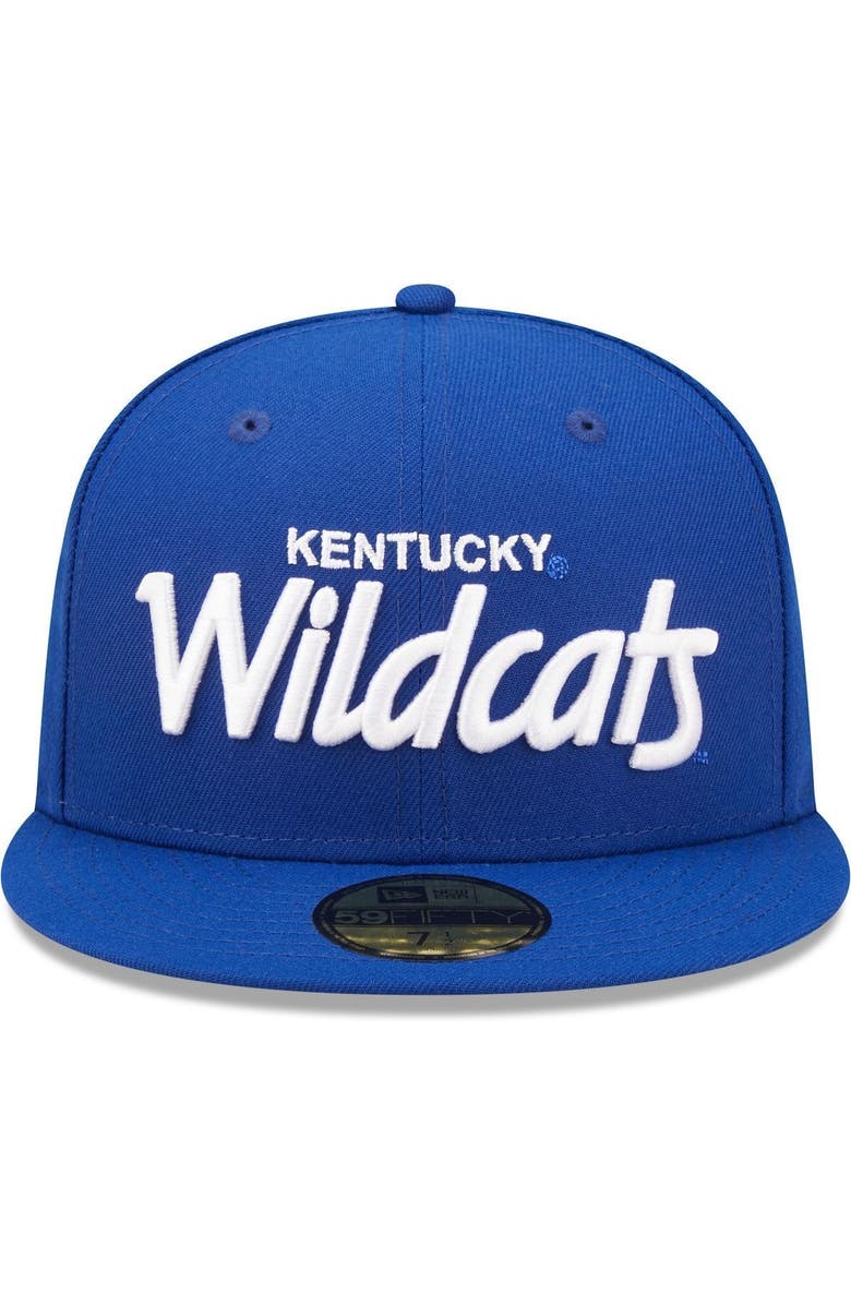New Era Men's New Era Blue Kentucky Wildcats Script Original 59FIFTY Fitted Hat, Alternate, color, 