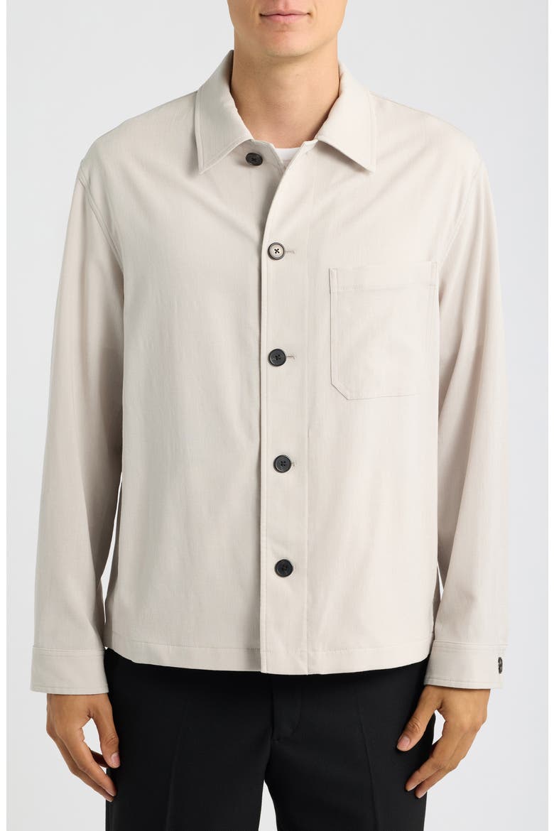 Performance Shirt Jacket, Alternate, color, SILVER CLOUD