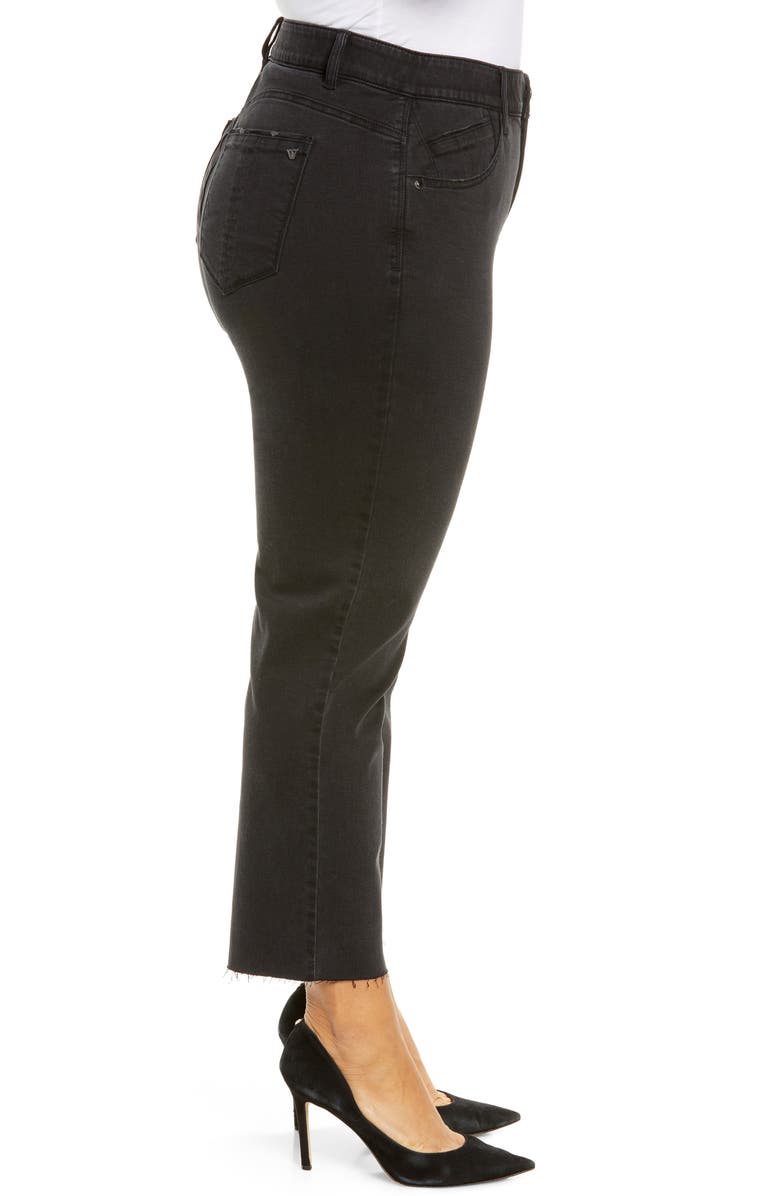 Wit & Wisdom Wit and Wisdom Ab-Solution Raw Hem Crop Straight Leg Jeans, Alternate, color,