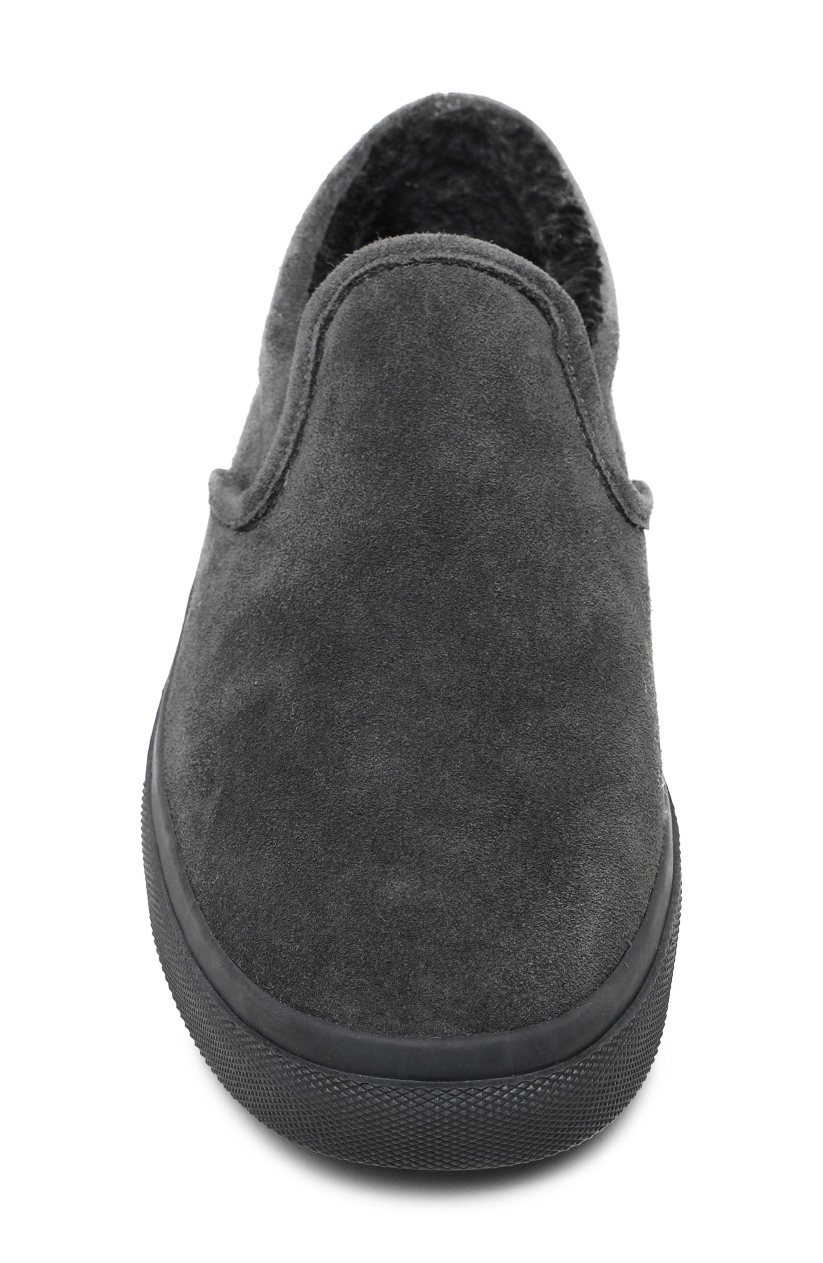 Minnetonka Alden Slipper, Alternate, color, Charcoal