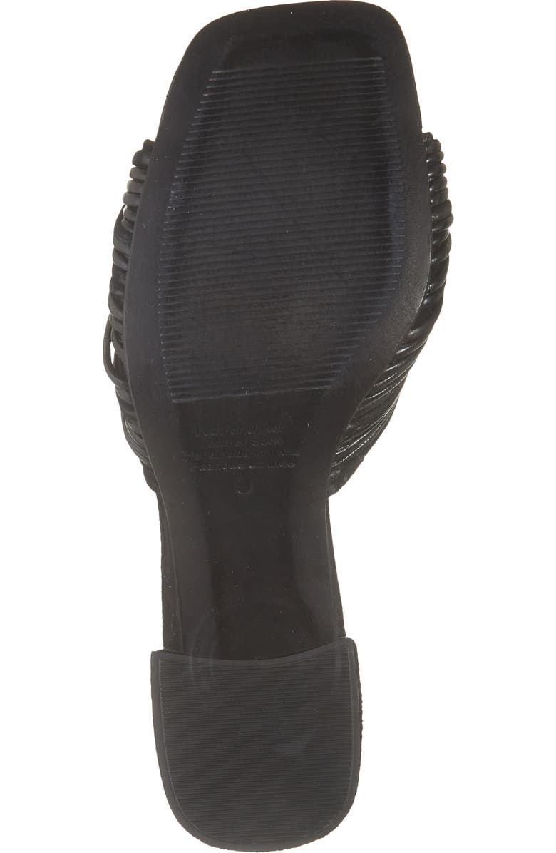 Jeffrey Campbell Melonger Slide Sandal, Alternate, color, Black Suede Combo