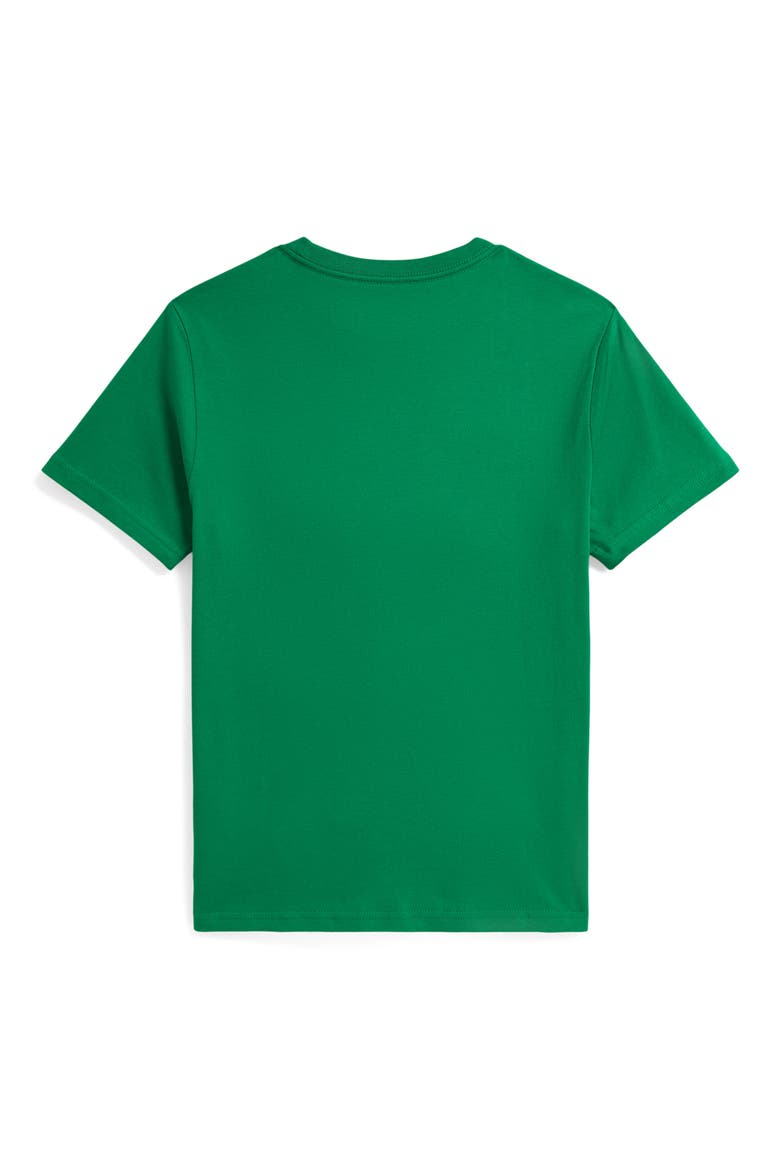 Kids' Polo Bear Cotton Graphic T-Shirt, Alternate, color, BEAR CRUISE GREEN