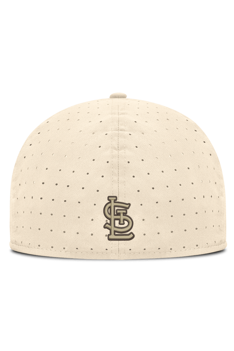 Men's Nike Natural St. Louis Cardinals True Dri-FIT AeroBill Fitted Hat, Alternate, color, Natural