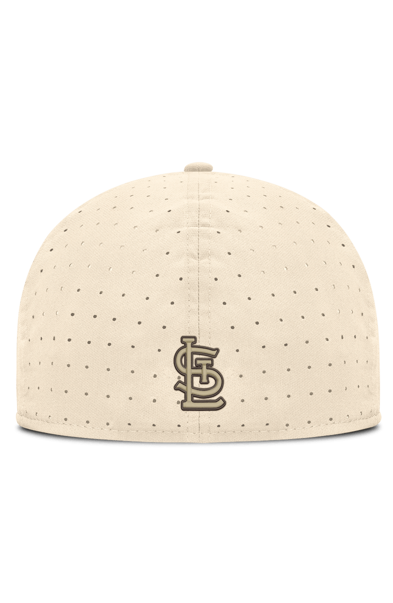 Nike Men's Nike Natural St. Louis Cardinals True Dri-FIT AeroBill Fitted Hat, Alternate, color, Natural