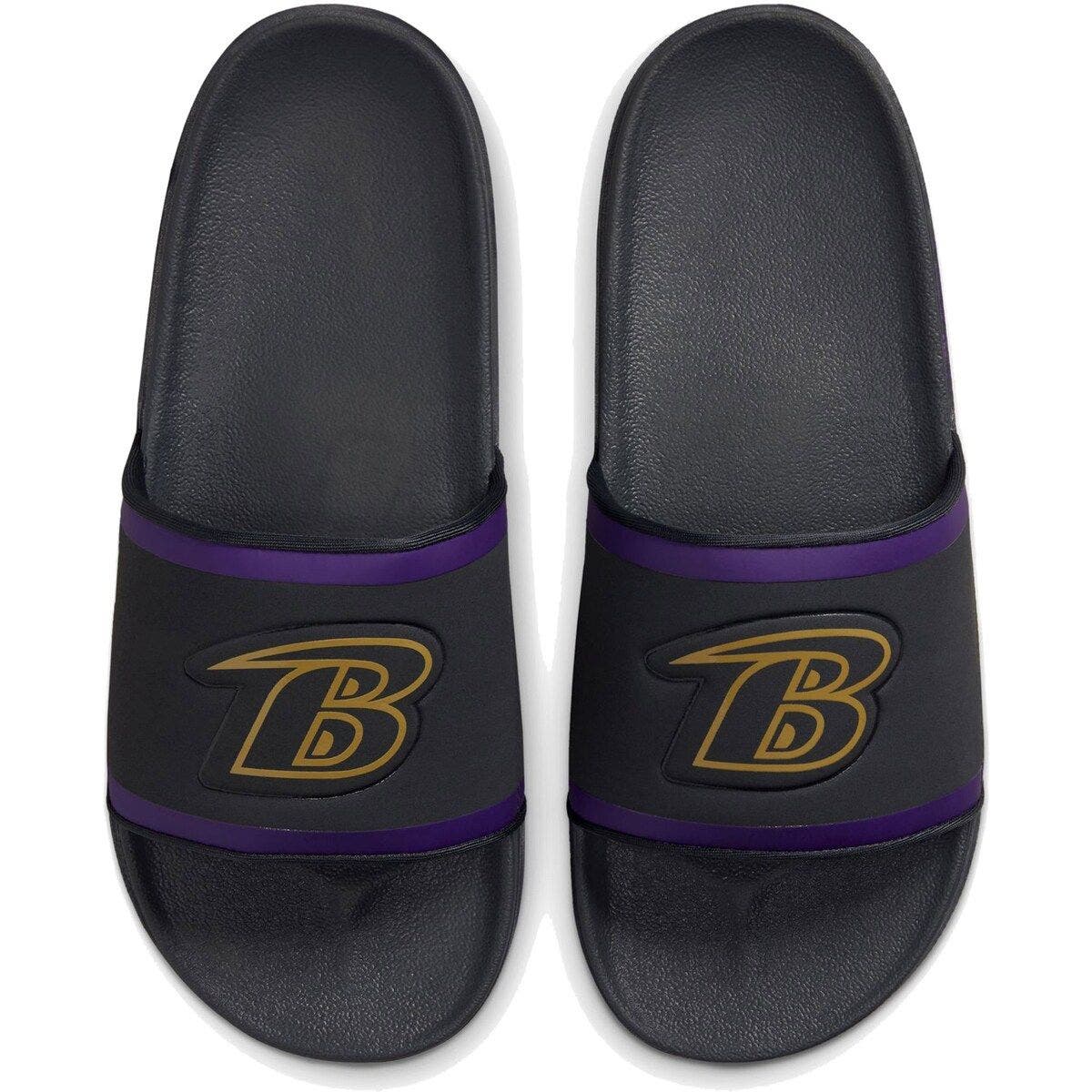 Nike Baltimore Ravens Off-Court Wordmark Slide Sandals, Main, color, 