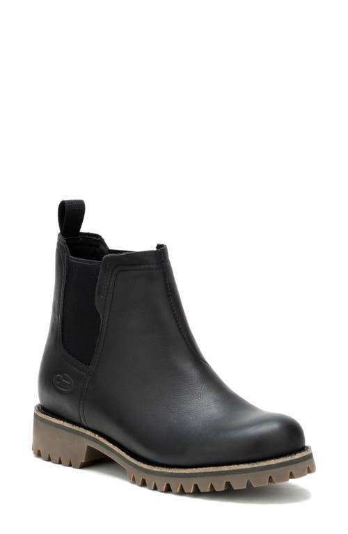 Chaco Fields Waterproof Chelsea Boot In True Black