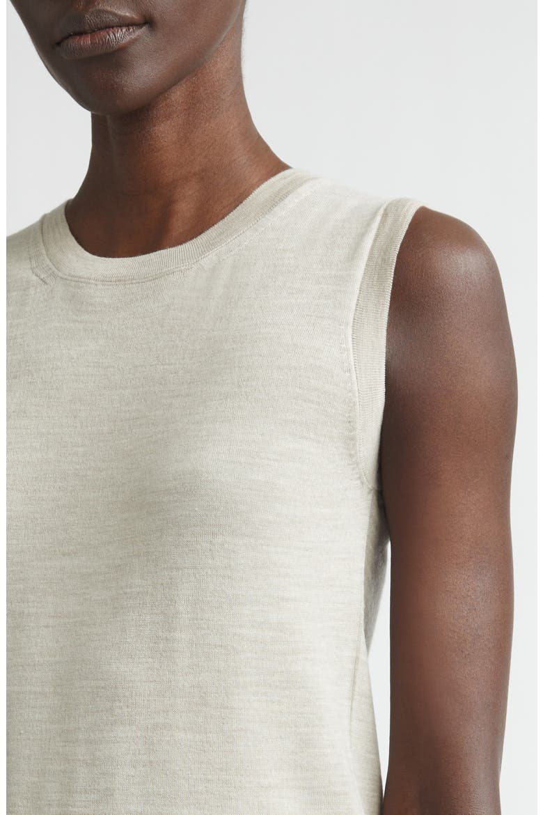 Brae Merino Wool & Cashmere Cardigan, Alternate, color, NATURAL COLOURWAY