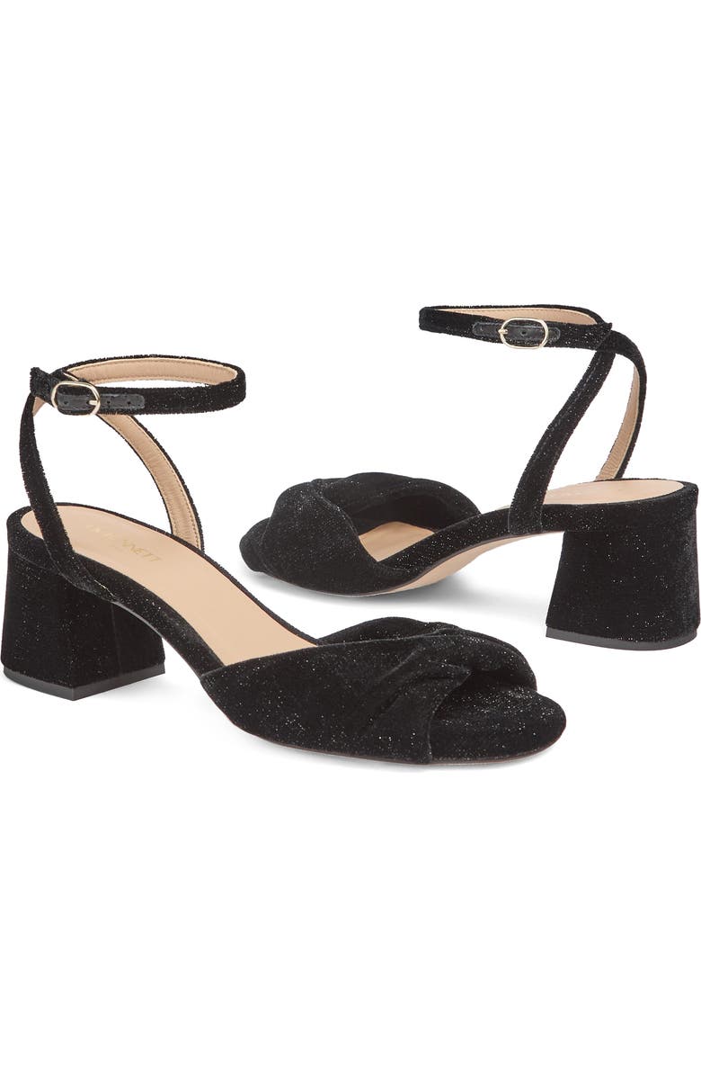 LK Bennett Joelle Twist Ankle Strap Sandal, Alternate, color,