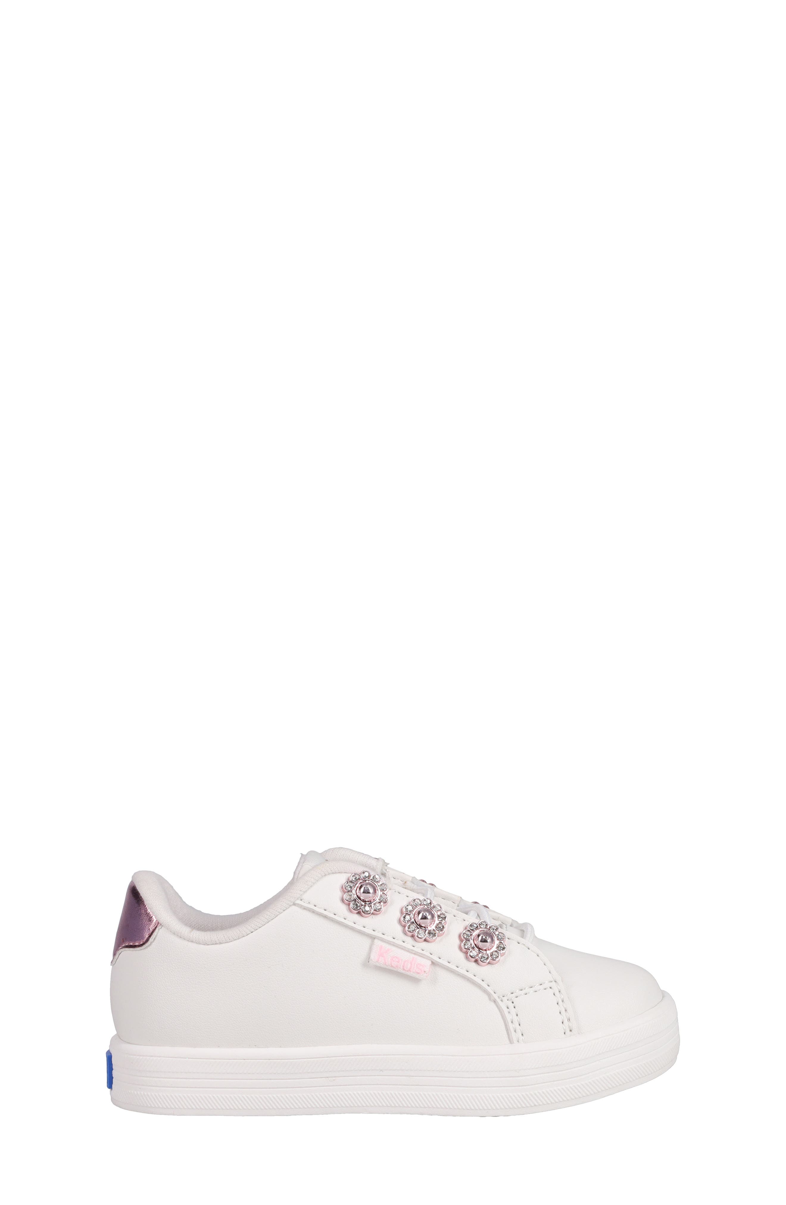 Kara Court Sneaker, Alternate, color, WHITE SMOOTH