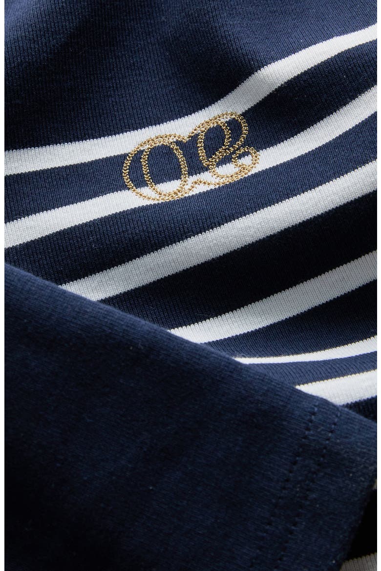 Benodet Maternity and nursing sailor shirt, Alternate, color, MARINE/ WHITE