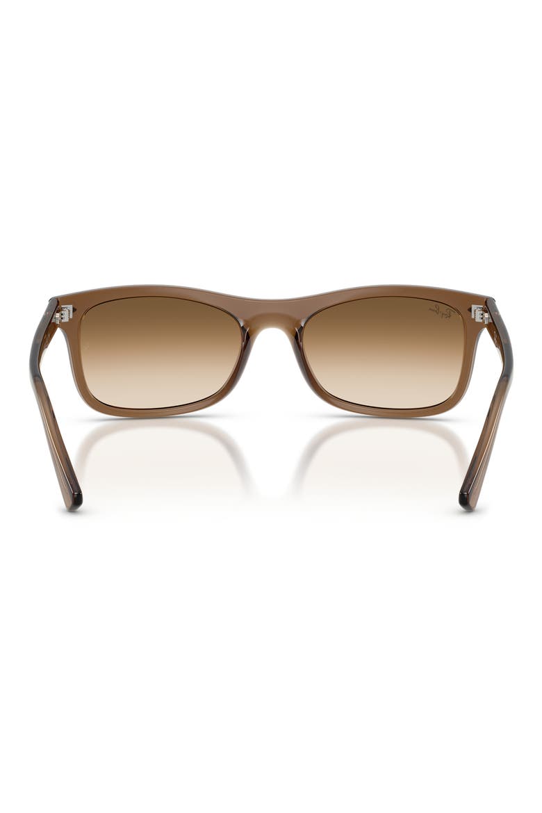 Square Sunglasses, Alternate, color, LIGHT BROWN / CLEAR BROWN